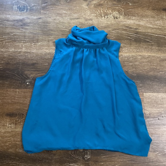 Tulle Sleeveless Blouse - Picture 2 of 6